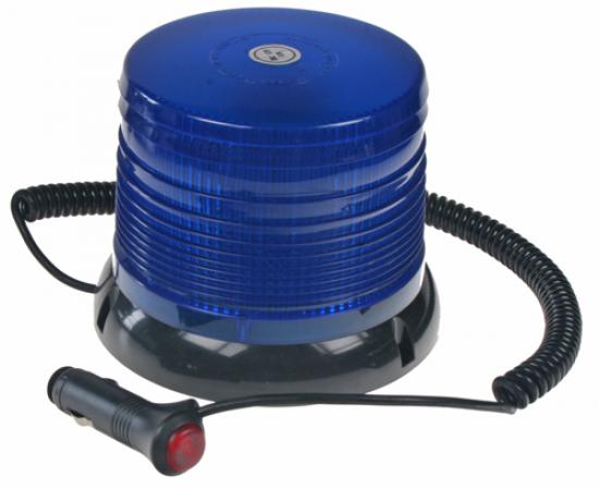 LED maják na magnet EMC, modrý