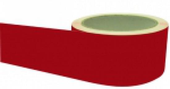 Reflexní páska samolepicí Červená - 10mx50mm