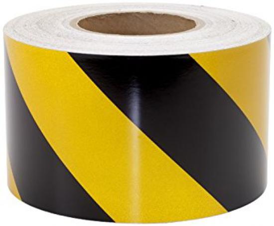 Páska samolepicí výstražná žluto/černá Pravá -PVC - délka 33mx100mm