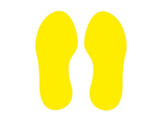 Protiskluzové stopy žluté