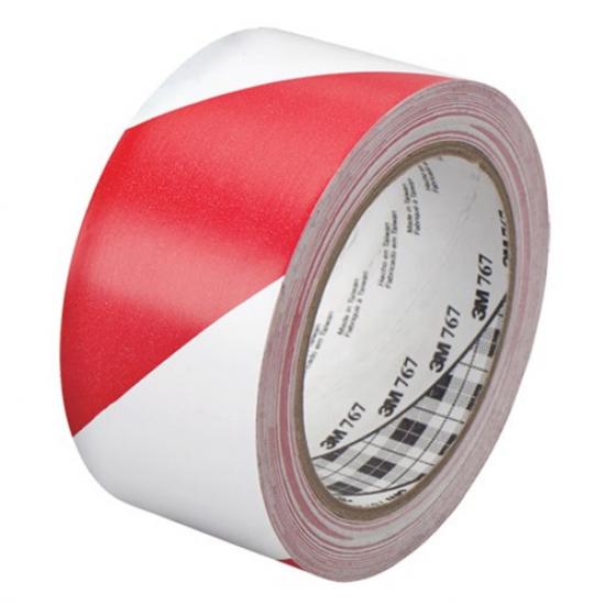 Samolepicí páska červeno/bílá PVC High quality