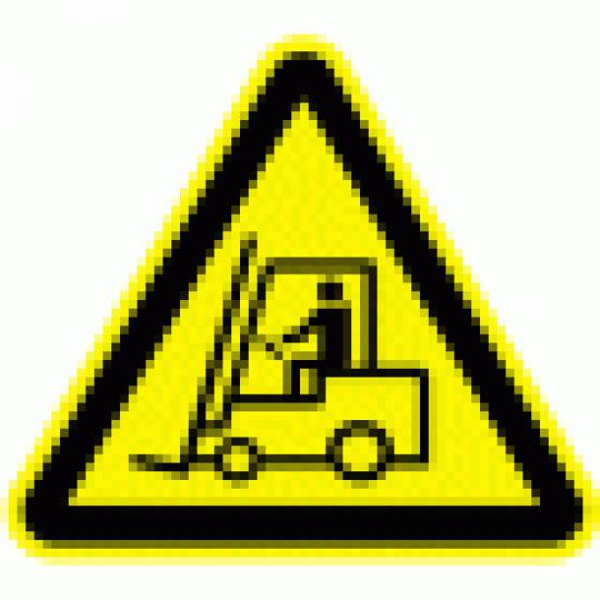 Nebezpeči střetu s vozíky - podlahové značení výstražné
